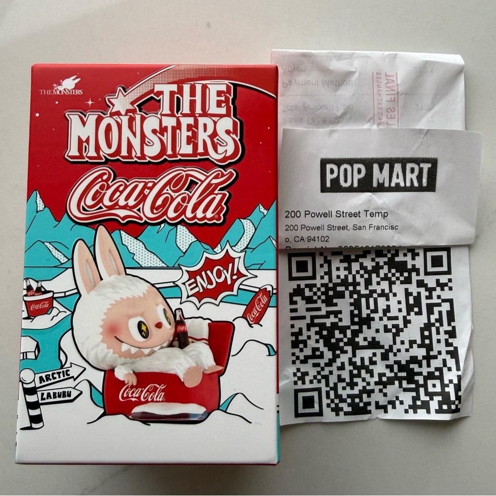 Labubu x Coca-Cola “Arctic” Figure – The Monsters • Pop Mart • New in Box